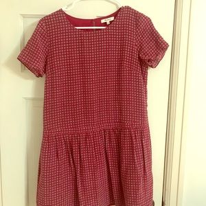Madewell Drop Waist Eyelet Dress